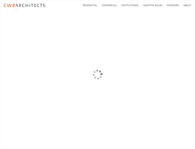 Tablet Screenshot of cwbarchitects.com